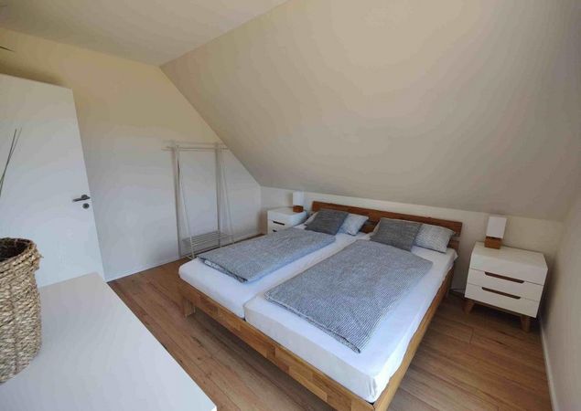 Ferienhaus Genau Richtig im Havelpark - Schlafzimmer1, Foto: Karin und Martin Grönert, Lizenz: Karin und Martin Grönert Ferienhaus Genau Richtig im Havelpark - Schlafzimmer1, Foto: Karin und Martin Grönert, Lizenz: Karin und Martin Grönert