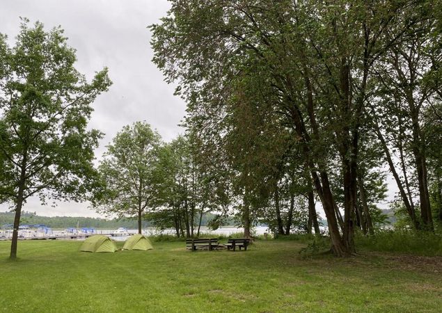 Badestelle am Haussee in Himmelpfort-Pian, Foto: Brit Eismann, Lizenz: REGiO-Nord
