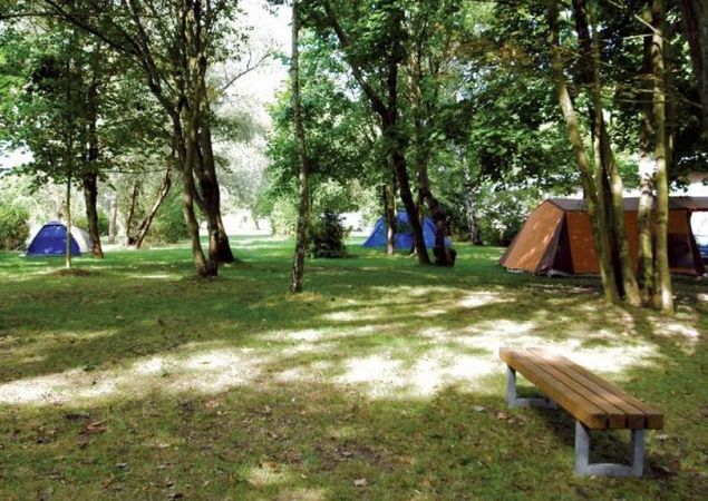 Romantischer Campingplatz mit Blick auf die Havel