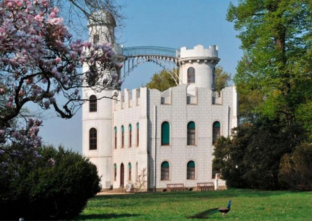 Schloss auf der Pfaueninsel, Foto: Michael Lüder, Lizenz: SPSG