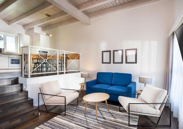 Ferienhaus Wohnzimmer, Foto: Precise Hotel & Resorts, Lizenz: Precise Hotel & Resorts Ferienhaus Wohnzimmer, Foto: Precise Hotel & Resorts, Lizenz: Precise Hotel & Resorts