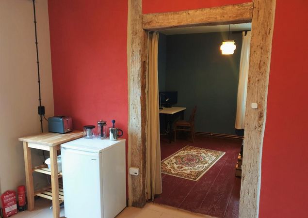 Ferienwohnung Kirchblick - Durchgang Küche Schlafzimmer, Foto: Vera Samusch, Lizenz: Vera Samusch Ferienwohnung Kirchblick - Durchgang Küche Schlafzimmer, Foto: Vera Samusch, Lizenz: Vera Samusch
