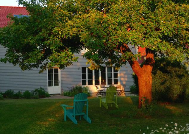Das Ferienhaus am Abend, Foto: F. Rumpe, Lizenz: F. Rumpe Das Ferienhaus am Abend, Foto: F. Rumpe, Lizenz: F. Rumpe