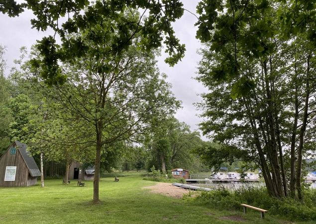 Badestelle am Haussee in Himmelpfort-Pian, Foto: Brit Eismann, Lizenz: REGiO-Nord