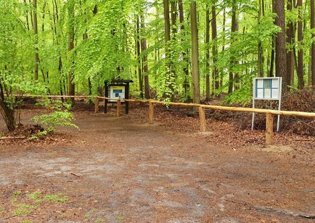 Info-Tafeln Nähe Badestelle Peetschsee, Foto: REGiO Nord Tammer Info-Tafeln Nähe Badestelle Peetschsee, Foto: REGiO Nord Tammer