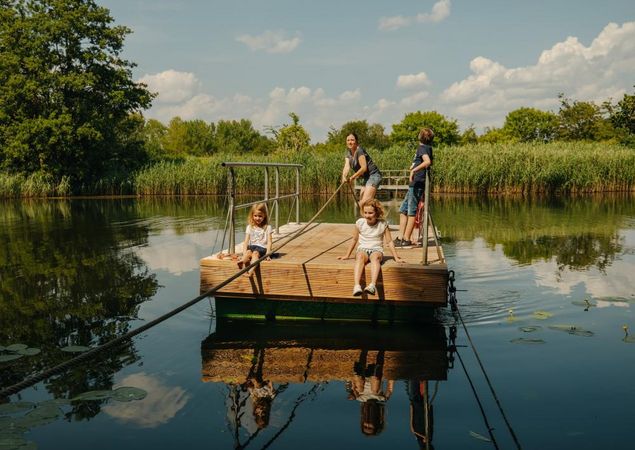Seilfähre über den Herzbergstich, Foto: Julia Nimke, Lizenz: Ziegeleipark Mildenberg