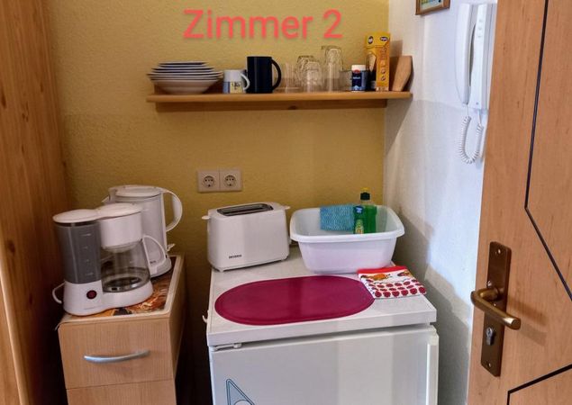 Küchenecke im Zimmer 2, Foto: Ines Schomburg, Lizenz: Ines Schomburg Küchenecke im Zimmer 2, Foto: Ines Schomburg, Lizenz: Ines Schomburg