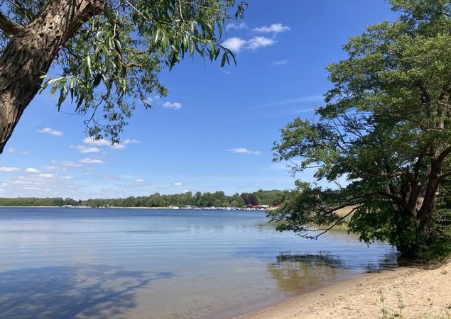 Badestelle am Stolpsee (Campingplatz), Foto: Rike Kirsten, Lizenz: REGiO-Nord Badestelle am Stolpsee (Campingplatz), Foto: Rike Kirsten, Lizenz: REGiO-Nord