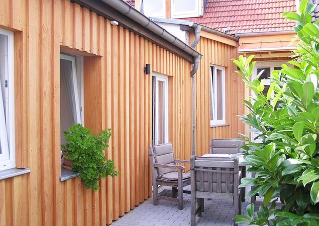 Ferienhaus Altstadtquartier Gransee, Terrasse, Foto: K. Streifling, Lizenz: K. Streifling Ferienhaus Altstadtquartier Gransee, Terrasse, Foto: K. Streifling, Lizenz: K. Streifling