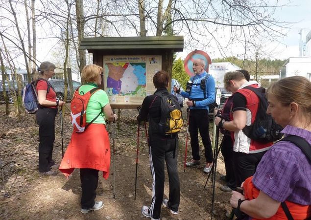 Laufen im Laufpark Stechlin, Foto: Herrn Wolff