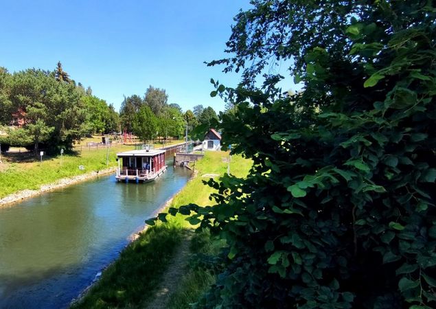 Schleuse Himmelpfort, Foto: Anke Treichel, Lizenz: Regio-Nord