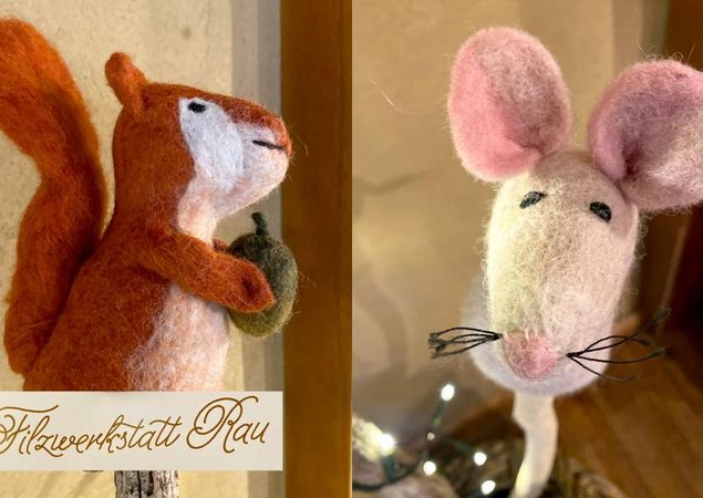 Filztiere, Foto: Frau Rau, Lizenz: Frau Rau Filztiere, Foto: Frau Rau, Lizenz: Frau Rau