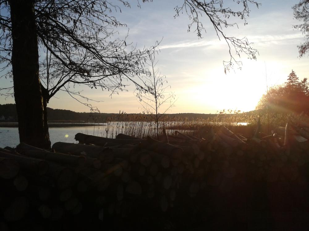 Abendstimmung am Röblinsee, Foto: Jörg Kietzmann