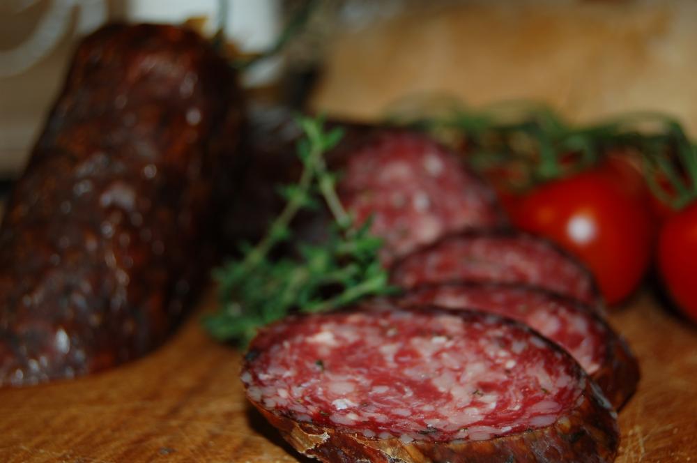 Salami vom Bergsdorfer Wiesenrind, Foto:  Agrar GmbH Bergsdorf, Foto: Agrar GmbH Bergsdorf