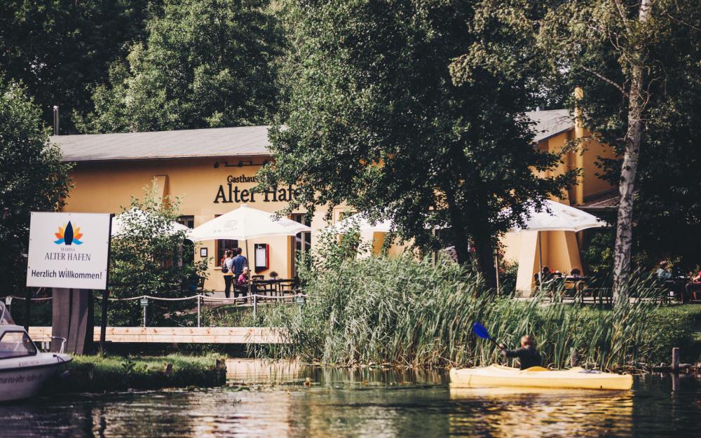 Außenansicht, Foto: Iris Woldt, Lizenz: Alter Hafen Außenansicht, Foto: Iris Woldt, Lizenz: Alter Hafen
