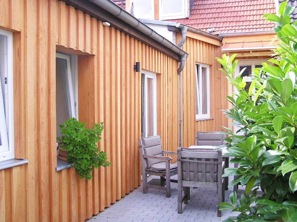 Ferienhaus Altstadtquartier Gransee, Terrasse, Foto: K. Streifling, Lizenz: K. Streifling Ferienhaus Altstadtquartier Gransee, Terrasse, Foto: K. Streifling, Lizenz: K. Streifling