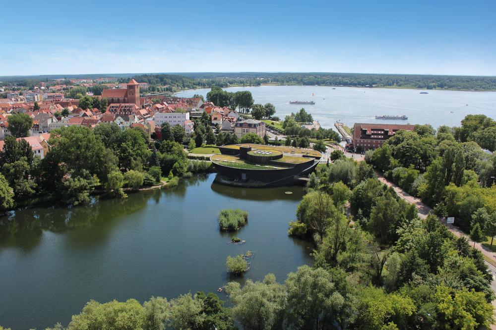 Luftbild Müritzeum, Foto: copter-drone.com, Lizenz: Müritzeum gGmbH