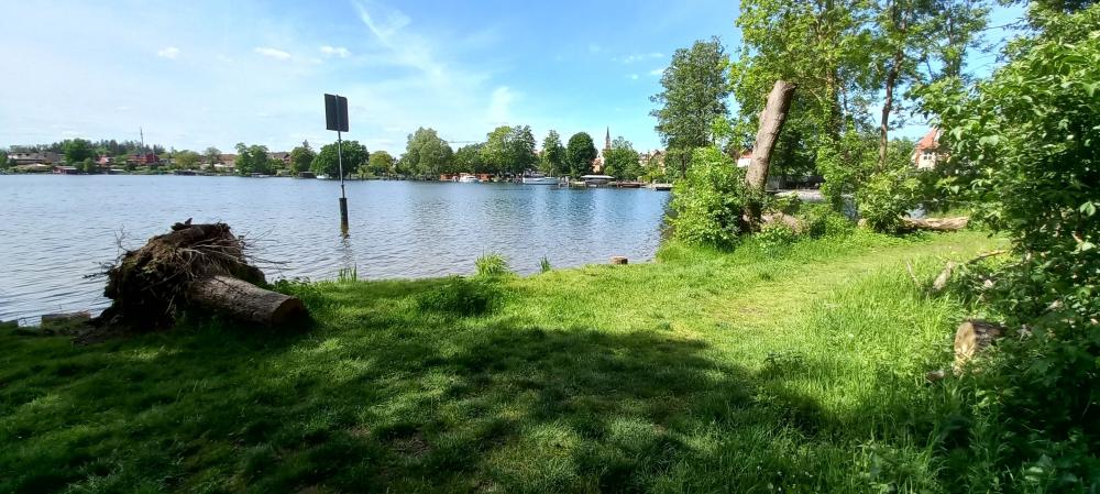 Badestelle im Havelpark in Fürstenberg/Havel