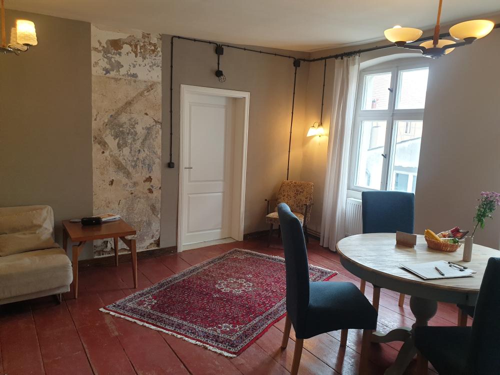 Ferienwohnung Kirchblick - Wohnzimmer, Foto: Vera Samusch, Lizenz: Vera Samusch