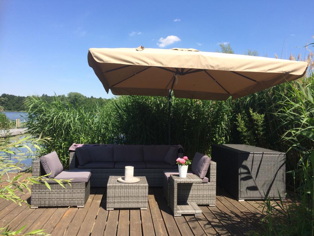 Ferienhaus am Baalensee - Terrasse am See, Foto: Petra Walter, Lizenz: Petra Walter Ferienhaus am Baalensee - Terrasse am See, Foto: Petra Walter, Lizenz: Petra Walter