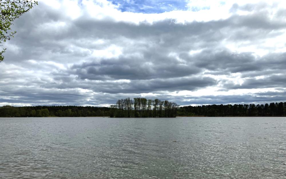 Blick auf die kleine Insel, Foto: Jörg Bartz, Lizenz: TV Ruppiner Seenland e.V. Blick auf die kleine Insel, Foto: Jörg Bartz, Lizenz: TV Ruppiner Seenland e.V.