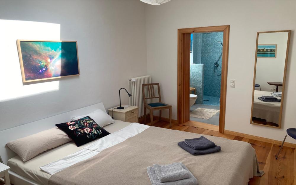 Haus Friedolin - Schlafzimmer EG rechts, Foto: Stefan Klotzbach, Lizenz: Stefan Klotzbach Haus Friedolin - Schlafzimmer EG rechts, Foto: Stefan Klotzbach, Lizenz: Stefan Klotzbach