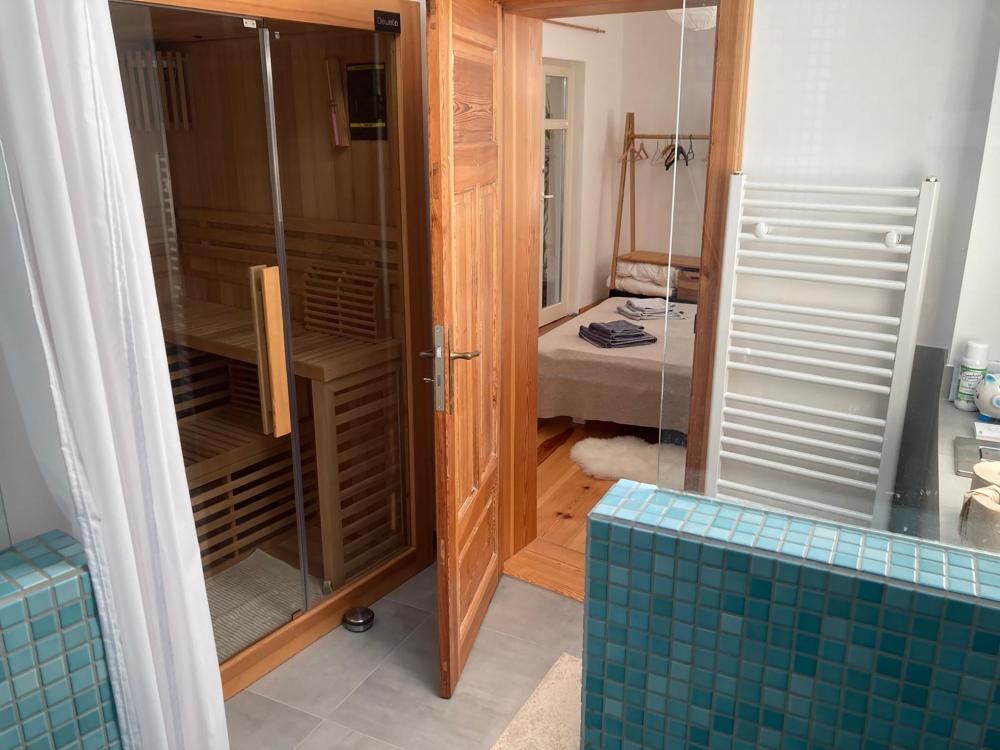 Haus Friedolin - Bad-Sauna EG rechts, Foto: Stefan Klotzbach, Lizenz: Stefan Klotzbach Haus Friedolin - Bad-Sauna EG rechts, Foto: Stefan Klotzbach, Lizenz: Stefan Klotzbach